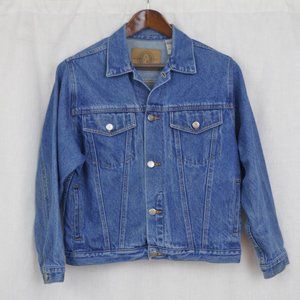 100% Cotton Mid Wash Classic Denim Jacket Youth Large